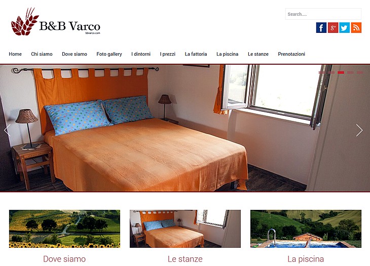 The new website of the B&B Varco